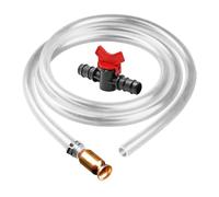 TINEASUR Multifunktionale Automatische Absaugpumpe 1/2 Ventil für Benzin mit Metall und Kunststoffmaterial Einfach zu Bedienen für Verschiedene Fahrzeugtypen