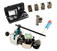 TINMAGI Bremsleitung Bördelgerät, Bremsleitungs-Bördel-Werkzeugsatz für 45-Grad-Einzel-, Doppel-, Bubble-Bördel, Professional Bördelwerkzeug für Bremsleitungen, 3/16", 1/4", 5/16", 3/8" und 4,75 mm