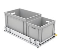 Tinobu Beliebter Heckauszug für Kastenwagen 540 - Schwerlastauszug 90cm mit 220kg Traglast - mit Bodenbefestigung - Auszugsystem für Wohnmobil (90x40cm)