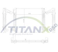 TitanX RX119005 Kühler, Motorkühlung für MERCEDES-BENZ
