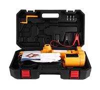 TKSE 3T Elektrischer Wagenheber, 3 Tonnen 12V DC Elektrischer Scherenwagenheber Hebe Notfall Reifenreparaturset Mit Tragetasche Für SUV, Van, Garage Und Notfallausrüstung