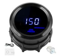 TKSE 52mm Öldruck Messgerät, 2-Zoll-Öldruckmessgerät 0-150PSI Digitale Blaue LED Hohe Genauigkeit 12V Automobil-Messgerät mit Sensor