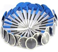 TKSE Reifen Patch Plug Kit, 24 Stück Auto Motorrad Universal Tubeless Reifenpannen Reparatur Pilz Plug Patch Gum(48 * 6mm)