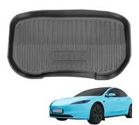 TLECTRIC Kofferraummatte für Tesla Model 3 Highland 2024 + 2025 + 2026 Wasserdicht Hoher Rand Frunk Kofferraum Vorne