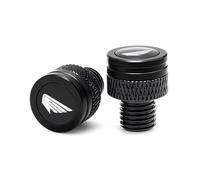 TLYSMG 2 Stück Spiegelkappen Loch Schrauben Motorrad Bolzen M10 x 1,25 für Honda Hornet NT1100 CBR650R CBR400R CB500 Shadow PCX VFR750 XADV fürza 750 Monkey Zubehör-für