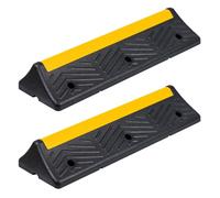 TMS PRO SHOP BIGPACK 2 x LKW-Radstopp, Parkplatzbegrenzer, reflektierend, 100 x 30 x 15 cm, Art.-Nr. 611244 | Parkstopper | Parkplatzbegrenzer | Radstopper