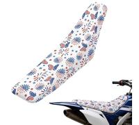 TOADDMOS Dirt Bike Sitzbezug mit USA-Flagge, wasserdicht, universal, weich, für CRF WR WRF RMZ YZF SXF EXC EXC XC SX CR KLX Dirt Pit Bike Motocross Off Road