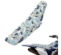 TOADDMOS Fish Camo Dirt Bike Sitzbezug, weich, universal, Motorrad-Sitzbezug für CRF WR WRF RMZ YZF SXF EXC EXC XC SX CR KLX Dirt Pit Bike Motocross Off Road Motorrad