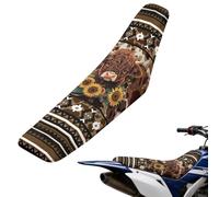TOADDMOS Highland Cow Dirt Bike Sitzbezug, weich, universal, für Dirt Bike CR125R CR250R CRF250R CRF450R YZ125 YZ250F YZ450F KX250F Ebike Dirt Pit Bike