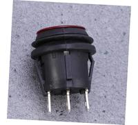 TOBBOMEY 2 Stück Wasserdichter Spdt Kippschalter mit Licht Umschalter für Auto und Boot Einfache Installation Einbauloch Staub Spritzwassergeschützt