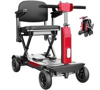 TODIMART Elektromobil mit 4 Rädern X11, Elektromobil für Senioren, 25-30 km Reichweite, 130 kg Belastbarkeit, Anti-Kipp-Design, Austauschbarer Akku