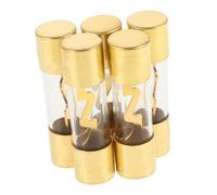 TOGEVAL 5 Stück Teiliges Agu Glassicherung Auto Audio Inline Sicherung Kfz Schutz gegen Überlast Stromstoß für Car Stereo Ampere Sicherungen