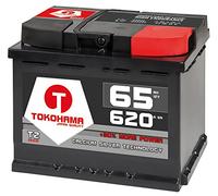 Tokohama Autobatterie 12V 65AH 620A/EN ersetzt 55Ah 56Ah 60Ah 61Ah 62Ah 64Ah
