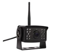 Tomantery Kabellose Weitwinkel-Rückfahrkamera mit Nachtsicht für PKW, LKW, Wohnmobile, Anhänger, 120° WLAN-Rückfahrkamera für Einparkhilfe, ABS, Schwarz, 1 Set für Sicheres Fahren