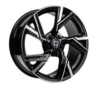 Tomason, AR1, 8x18 ET35 5x112 66,6, black diamond polished