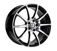 Tomason TN1 Flow black polished 9x20 ET45 - LK5/112 ML66.6 Felge Alu