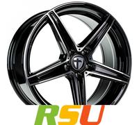 Tomason TN20 black polished 8x18" ET35 LK5 100 ML 63.4 Alufelgen 18 Zoll