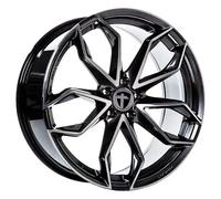 TOMASON TN22 dark hyperblack polished 10.0Jx22 5x130 ET50