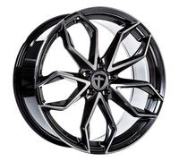 ALUFELGEN TOMASON, TN22, 8X18 ET40 5X100 63,4, DARK HYPER BLACK POLISHED