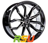 Tomason TN22 dark hyperblack polished 8.5x19" ET45 LK5 114.3 ML 72.6 Alufelge...