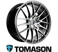 Tomason TN26 Light dark hyperblack polished 8.5x20" ET45 LK5 108 ML 72.6 Aluf...