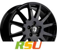Tomason TN1F black painted 7,5x17 ET 64 LK 5 118 Alufelgen 17 Zoll