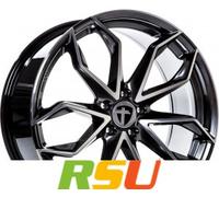 ALUFELGEN TOMASON, TN22, 8X18 ET40 5X100 63,4, DARK HYPER BLACK POLISHED