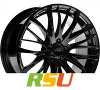 4x Tomason TN7 black painted 8.5x19" ET40 LK5 108 ML 72.6 Alufelgen 19 Zoll