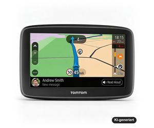 TomTom GO Basic 5 Zoll Navigationsgerät PKW mit Wi-Fi-Updates, TomTom Traffic und lebenslangen Kartenupdates, Schwarz
