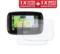 Tomtom Rider 500/550 Displayschutz 1 X Ultra Transparent & Blendschutz