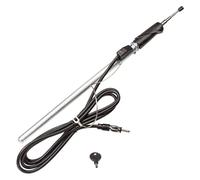 tomzz Audio 1000-017 Kotflügel Teleskopantenne kompatibel mit VW Golf 3 III Vento verchromter Stab 1,2m Kabel DIN-Stecker