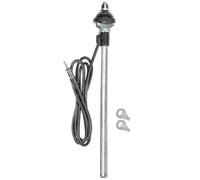 tomzz Audio 1000-032 Universal Teleskopantenne Kotflügel Kleiner Kopf 1,2m Kabel DIN-Stecker Chrom-Optik