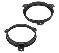 tomzz Audio 2808-000 Lautsprecherringe Adapter Halterungen kompatibel mit Citroen C1 Peugeot 108 Toyota Aygo Yaris RAV4 Subaru Outback Fronttür für 165mm DIN Lautsprecher