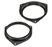 tomzz Audio 2855-001 Lautsprecherringe Adapter Halterungen kompatibel mit Toyota Corolla MR2 Avensis Prius RAV4 Auris 165mm DIN Lautsprecher