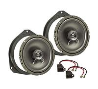 tomzz Audio 4039-006 TA16.5-Pro Lautsprecher Einbauset kompatibel mit Opel Astra H Corsa D Corsa E 165mm Koaxial System