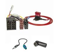 tomzz Audio 7015-007 Radio Adapter Kabel Set kompatibel mit Ford KA RU8 ab 2009-2017 auf ISO Norm einfacher Zündplusabgriff über Sicherung für Fahrzeuge mit Can-Bus