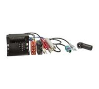 tomzz Audio 7057-006 Radio Adapter Kabel kompatibel mit Audi Skoda Seat VW Quadlock auf ISO + Antennenadapter mit Phantomeinspeisung Fakra auf DIN oder ISO