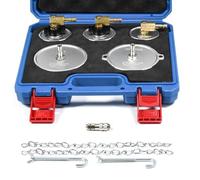 TOOSOAR Bremsenentlüftungsgerät Adapter Hauptbremszylinder-Adapterset, Adapter Bremsflüssigkeitsbehälter Set für Meisten Bremsenentlüfter, 5PCS