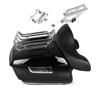 Top Case King für Harley Davidson Road Glide 15-22 mit Docking Rack Gepäck-Grill