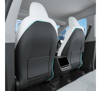 TOPABYTE Schutzbezug für Tesla Model 3 und Model Y Rücksitze Trittschutz Trittmatten für Kinder seat Kick Protector Sitzschoner Kindersitz Rückenlehne Sitzbezug vorne Tritt Protektoren