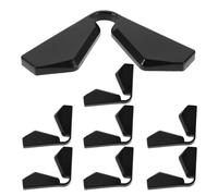 TOPBATHY 8 Stück Türkantenschutz für Autotüren Stoßfeste Witterungsbeständige Kantenschutzleisten für Suvs Lkws und Limousinen Schwarzer Autotürschutz mit Einfachem Selbstklebeband