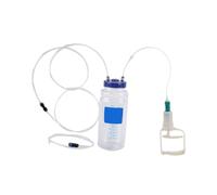 TOPBATHY Manuelle Vakuum Flüssigkeitsabsauger Pumpe 2l 8mm Anschluss