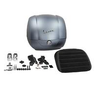 Topcase original Piaggio 36 Liter für Vespa GTV GTS Sei Giorni grau 300 CCM ab Baujahr 2019