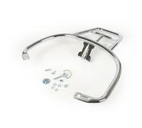 MOTO NOSTRA Topcase-Träger hinten chrom kompatibel für Vespa GT, GTL, GTV, GTS, GTS Super, GT60 125-300ccm Piaggio Topcase