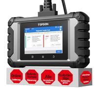 TOPDON OBD2 diagnosegerät Auto ArtiDiag EU für Mercedes-Benz/BMW/V.A.G nur, ECU Online Codierung, Bidirektionale Steuerung, Vollsystem Diagnose, Alle Resets-Funktionen, Lebenslange kostenlose Updates