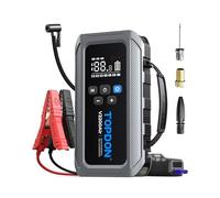 TOPDON V2200Air Starthilfe Powerbank für PKW mit 150PSI Luftkompressor, 8L Benzin&6L Dieselmotoren, Auto Starthilfe Booster Jump Starter(Sofortstart in 2 Sek), Ultraschnell Reifenkompressor, LED lampe