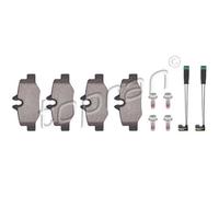 TOPRAN Bremsbeläge hinten für Mercedes-Benz Vito Bus Vito/Mixto Kasten