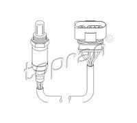 TOPRAN Lambdasonde Regelsonde passend für Audi A6 2.4 2.8 2.7 T