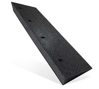 TOPRUBBER ® Bordsteinrampe 1000x250x110 Bordstein Auffahrrampe aus Gummigranulat
