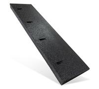 TOPRUBBER® Bordsteinrampe 1000x250x45 Bordstein Auffahrrampe aus Gummigranulat